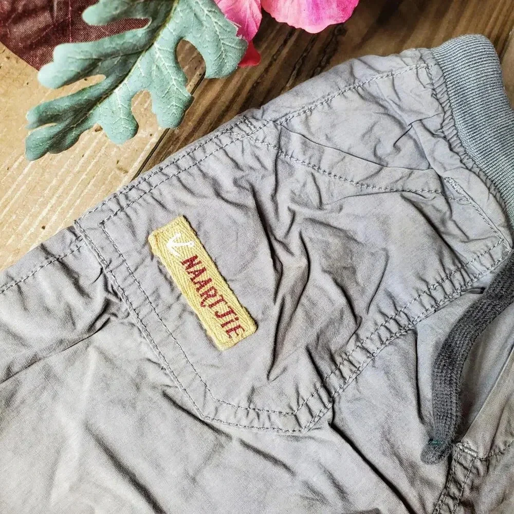 Naartjie Kids 100% Cotton Gray Toddler Boy Joggers Size 18-24m GUC